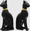 Fermalibri Egyptian Cat in Ceramica 100% Nero E Oro Coppia Di Gatti Cancelleria e prodotti per ufficio/Archivio ufficio e accessori per scrivania/Accessori da scrivania e archiviazione/Fermalibri Leclaf - Napoli, Commerciovirtuoso.it