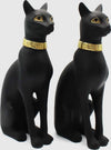 Fermalibri Egyptian Cat in Ceramica 100% Nero E Oro Coppia Di Gatti Cancelleria e prodotti per ufficio/Archivio ufficio e accessori per scrivania/Accessori da scrivania e archiviazione/Fermalibri Leclaf - Napoli, Commerciovirtuoso.it