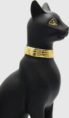 Fermalibri Egyptian Cat in Ceramica 100% Nero E Oro Coppia Di Gatti Cancelleria e prodotti per ufficio/Archivio ufficio e accessori per scrivania/Accessori da scrivania e archiviazione/Fermalibri Leclaf - Napoli, Commerciovirtuoso.it