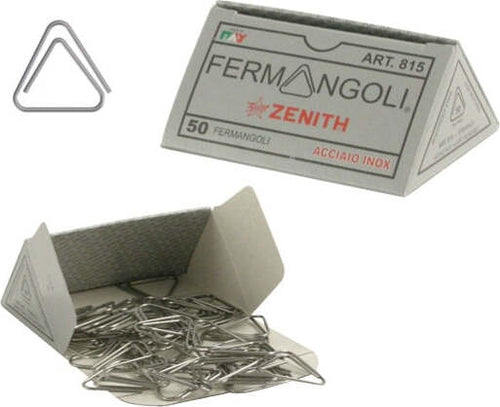 Fermangoli Zenith 815 - acciaio inox - Zenith - conf. 50 pezzi Cancelleria e prodotti per ufficio/Archivio ufficio e accessori per scrivania/Spillatrici e perforatrici/Graffette Eurocartuccia - Pavullo, Commerciovirtuoso.it