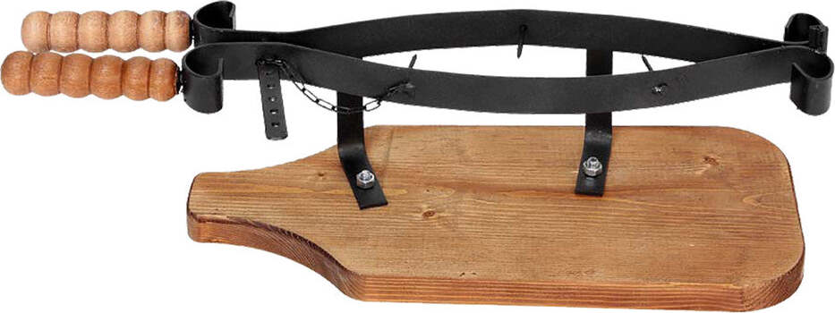 FERMAPROSCIUTTO-A-CERNIERA-base-in-legno-Made-In-Italy
