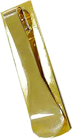 Fermasoldi in Oro Giallo 14k 585 -6.40gr Fermasoldi Elegante 60x14 Mm in Oro Liscio Moda/Uomo/Accessori/Portafogli e porta documenti/Fermasoldi Luppino Gioielli - Sant’eufemia D’aspromonte, Commerciovirtuoso.it