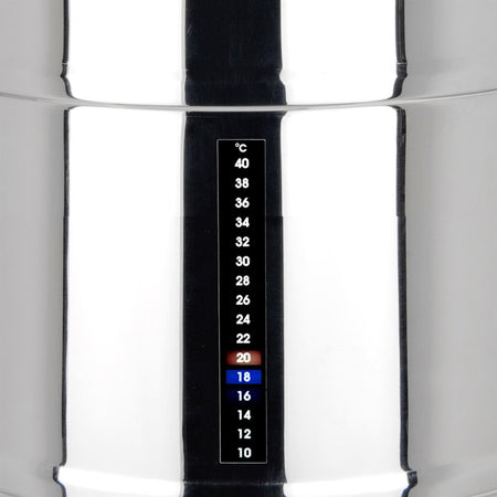 Fermentatore inox professionale per birra artigianale, Fondo Piano con tappo a vite Casa e cucina/Produzione di birra e vino artigianali/Fermentazione/Fermentatori La Zappa - Altamura, Commerciovirtuoso.it