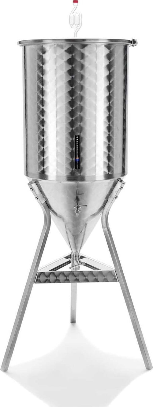 Fermentatore inox professionale per birra artigianale, Tronco conico 60° con tappo a pressione Casa e cucina/Produzione di birra e vino artigianali/Fermentazione/Fermentatori La Zappa - Altamura, Commerciovirtuoso.it