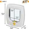 Ferplast SWING 3 Porticina basculante per gatti e cani Prodotti per animali domestici/Cani/Porticine cancelletti e rampe/Porte Scontolo.net - Potenza, Commerciovirtuoso.it