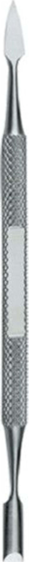Ferretto-Cuticole-Doppio-Spingi-Pelle-Tondo-E-Coltello-Punta-In-Acciaio-Manicure