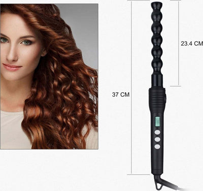 FERRO ARRICCIACAPELLI CON DISPLAY LCD TEMPERATURA CONTROLLATA SPIRAL CURLER Bellezza/Cura dei capelli/Strumenti per lo styling/Arricciacapelli Trade Shop italia - Napoli, Commerciovirtuoso.it