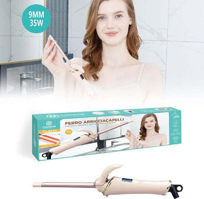 Ferro Arricciacapelli Rivestito In Ceramica Arricciatore Capelli 35w 9mm Tx-8340 Bellezza/Cura dei capelli/Strumenti per lo styling/Arricciacapelli Trade Shop italia - Napoli, Commerciovirtuoso.it