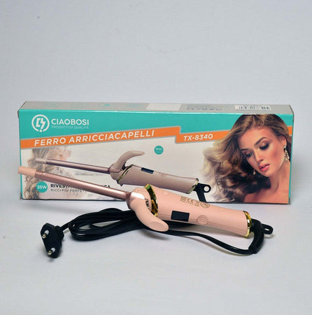 Ferro Arricciacapelli Rivestito In Ceramica Arricciatore Capelli 35w 9mm Tx-8340 Bellezza/Cura dei capelli/Strumenti per lo styling/Arricciacapelli Trade Shop italia - Napoli, Commerciovirtuoso.it