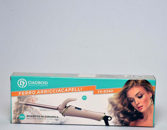 Ferro Arricciacapelli Rivestito In Ceramica Arricciatore Capelli 35w 9mm Tx-8340 Bellezza/Cura dei capelli/Strumenti per lo styling/Arricciacapelli Trade Shop italia - Napoli, Commerciovirtuoso.it