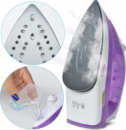 FERRO DA STIRO A VAPORE 1500W PIASTRA IN CERAMICA STIRATURA VERTICALE IRON 1002B Casa e cucina/Ferri da stiro e accessori/Ferri da stiro/Ferri a vapore Trade Shop italia - Napoli, Commerciovirtuoso.it