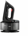 Ferro da Stiro a Vapore Braun 2200 W 1.3 L EloxalPlus IS 2058 BK 5 Bar Nero