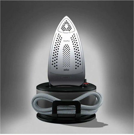 Ferro da Stiro a Vapore Braun 2200 W 1.3 L EloxalPlus IS 2058 BK 5 Bar Nero