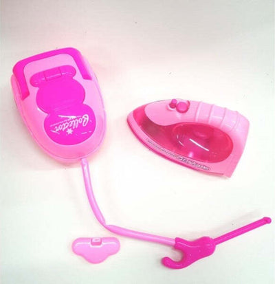 Ferro-Da-Stiro-+-Aspirapolvere-Luci-Suoni-Aspira-Polvere-Gioco-Per-Bimba-Bambina