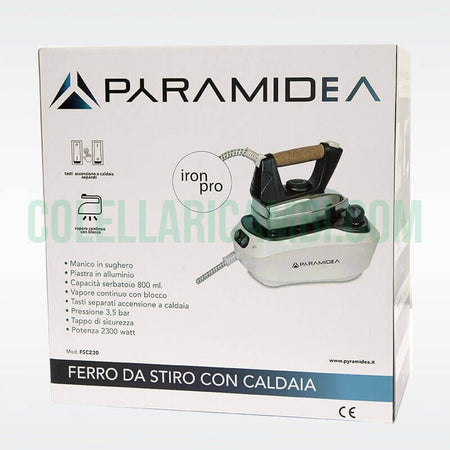 Ferro da stiro con Caldaia a Vapore 2300W Vapore Continuo FSC230 Pyramidea