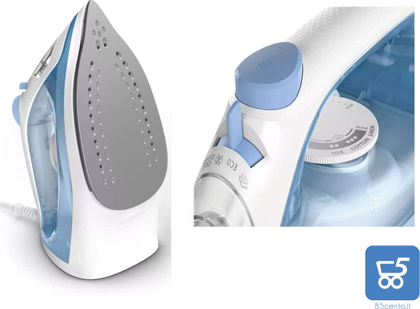 Ferro da Stiro Philips DST1030 1000 Series 2000W Piastra Antiaderente Vapore Regolabile