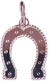 Ferro Di Cavallo Ciondolo Pendente In Oro Bianco 18 Kt Pendente Per Collana Made In Italy Porta Fortuna