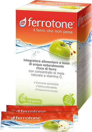FERROTONE-GUSTO-MELA-integratore-alimentare-28-stick-da-25-ml-Schwabe-Pharma-Italia