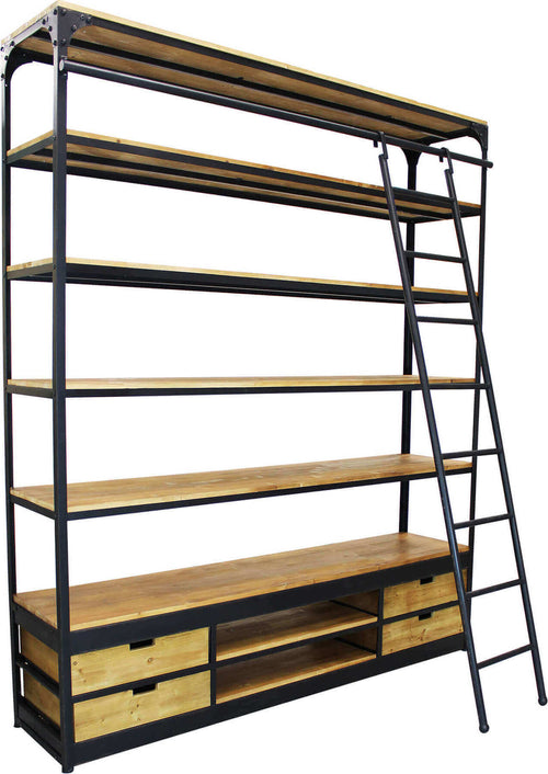 FERRY---libreria-industrial-Marrone-Milani-Home