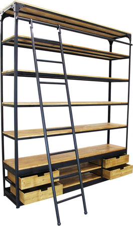 FERRY---libreria-industrial-Marrone-Milani-Home
