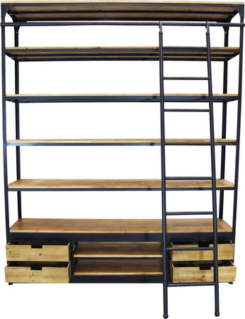 FERRY---libreria-industrial-Marrone-Milani-Home