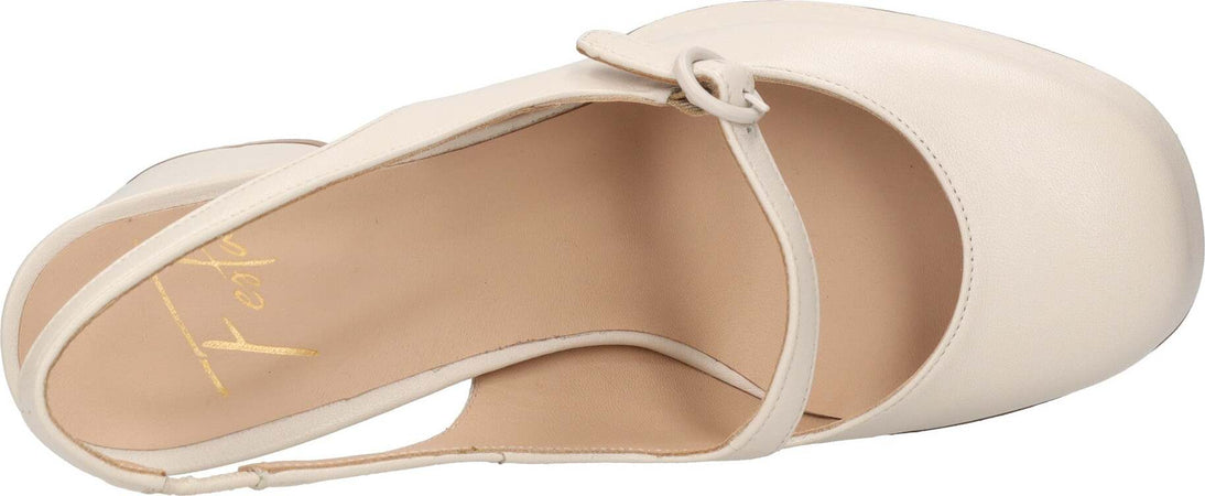 FESTA-MILANO-Scarpe-con-Tacco-Panna-da-donna