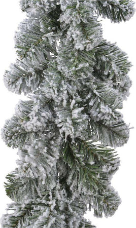 Festone-Abete-Innevato-270cm-Kaemingk