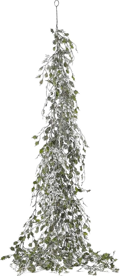 Festone agrifoglio innevato decorazione natalizia per interno ed esterno h 130 cm Casa e cucina/Decorazioni per interni/Addobbi e decorazioni per ricorrenze/Decorazioni natalizie/Orpelli e festoni MagiediNatale.it - Altamura, Commerciovirtuoso.it