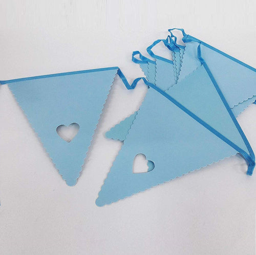 Festone Azzurro Cuore 12 Bandierine Compleanni Matrimonio Nascita Battesimo Casa, arredamento e bricolage > Prodotti per Feste > Festoni e Palloncini Trade Shop italia - Napoli, Commerciovirtuoso.it