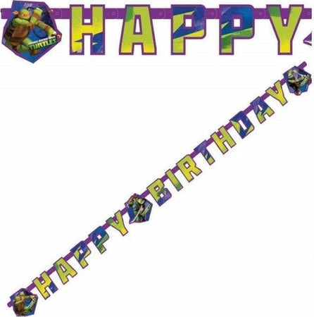 FESTONE CARTA HAPPY BIRTHDAY TARTARUGHE NINJIA 1.8MT GHIRLANDA COMPLEANNI PARTY Casa e cucina/Hobby creativi/Materiali per hobby creativi/Forniture per feste/Decorazioni nozze/Accessori da sposa Trade Shop italia - Napoli, Commerciovirtuoso.it