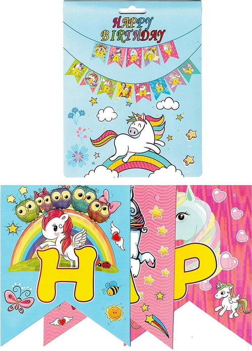Festone Carta Happy Birthday Unicorno Bandierine 13 Lettere Cc39743 Ghirlanda Casa, arredamento e bricolage > Prodotti per Feste > Festoni e Palloncini Trade Shop italia - Napoli, Commerciovirtuoso.it