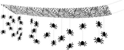 Festone con ragni Carnival Toys 300cm nera Casa e cucina/Decorazioni per interni/Addobbi e decorazioni per ricorrenze/Decorazioni per Halloween Scontolo.net - Potenza, Commerciovirtuoso.it