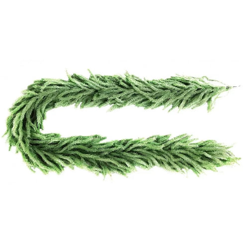 Festone natalizio Lincoln ghirlanda in PE 100% effetto Real Touch