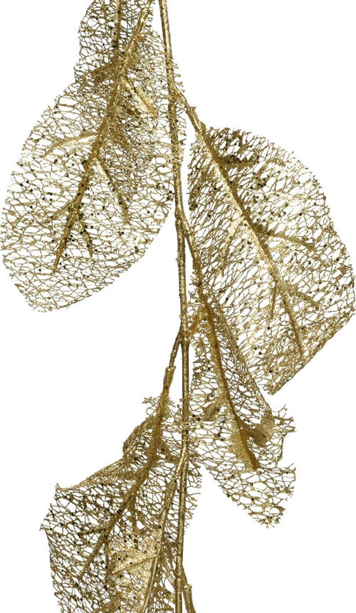 Festone natalizio ghirlanda color Oro con foglie, decorazione da 190 cm Casa e cucina/Decorazioni per interni/Addobbi e decorazioni per ricorrenze/Decorazioni natalizie/Orpelli e festoni MagiediNatale.it - Altamura, Commerciovirtuoso.it