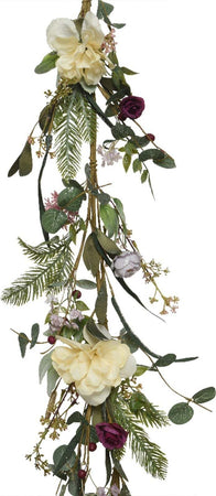 Festone natalizio ghirlanda con Fiori, decorazione da 150 cm Casa e cucina/Decorazioni per interni/Addobbi e decorazioni per ricorrenze/Decorazioni natalizie/Orpelli e festoni MagiediNatale.it - Altamura, Commerciovirtuoso.it