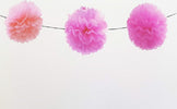 Festone Rosa 6 Pon Pon 20cmx4m Fiori Compleanni Matrimoni Nascita Battesimo Party Casa, arredamento e bricolage > Prodotti per Feste > Festoni e Palloncini Trade Shop italia - Napoli, Commerciovirtuoso.it