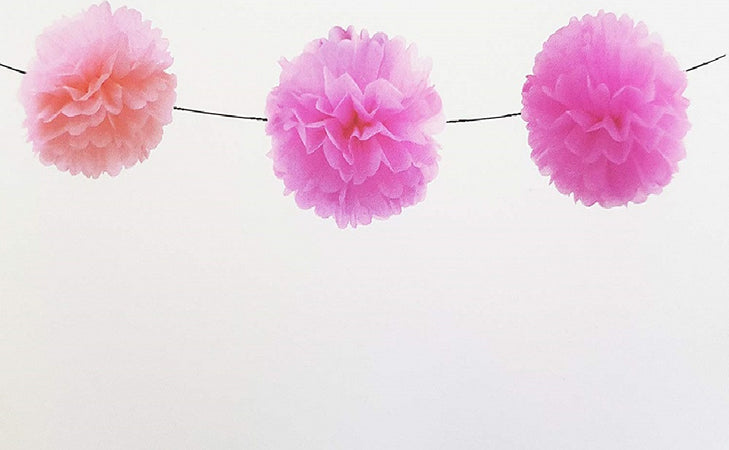 Festone Rosa 6 Pon Pon 20cmx4m Fiori Compleanni Matrimoni Nascita Battesimo Party Casa, arredamento e bricolage > Prodotti per Feste > Festoni e Palloncini Trade Shop italia - Napoli, Commerciovirtuoso.it