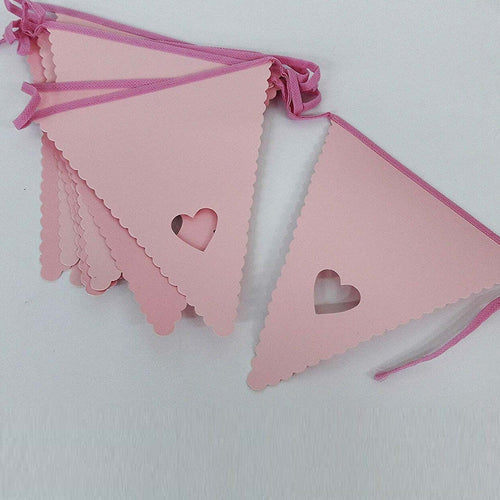 Festone Rosa Cuore 12 Bandierine In Cartone Rigido 4.8m Compleanni Matrimonio Casa, arredamento e bricolage > Prodotti per Feste > Festoni e Palloncini Trade Shop italia - Napoli, Commerciovirtuoso.it