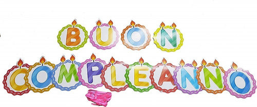 Festone Scritta Buon Compleanno Tonde Candela Colorate 3mt Carta Compleanni Party Casa, arredamento e bricolage > Prodotti per Feste > Festoni e Palloncini Trade Shop italia - Napoli, Commerciovirtuoso.it