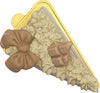Fetta di torta finta da esposizione beige con cioccolato e fiocco Casa e cucina/Teglie da forno e accessori per pasticceria/Accessori e utensili per pasticceria/Utensili decorativi/Torte e dolci finti Led Mall Home - Napoli, Commerciovirtuoso.it