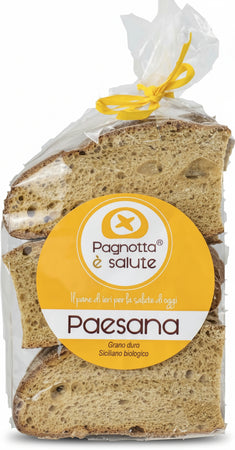 Fette di Pane Biologico Tostate Pane Biologico semi-integrale di Semola di Grano Duro Siciliano e Grani Antichi Siciliani Bio Alimentari e cura della casa/Preparati da cucina e da forno/Preparati per prodotti da forno/Pane Pagnotta è Salute - Milazzo, Commerciovirtuoso.it