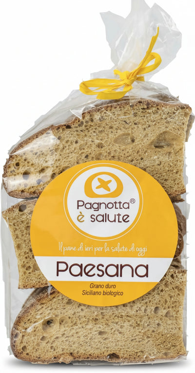 Fette di Pane Biologico Tostate Pane Biologico semi-integrale di Semola di Grano Duro Siciliano e Grani Antichi Siciliani Bio Alimentari e cura della casa/Preparati da cucina e da forno/Preparati per prodotti da forno/Pane Pagnotta è Salute - Milazzo, Commerciovirtuoso.it