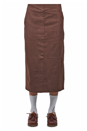 LA FEMME BLANCHE La Femme Blanche - Gonna - 461497 - Tabacco da donna