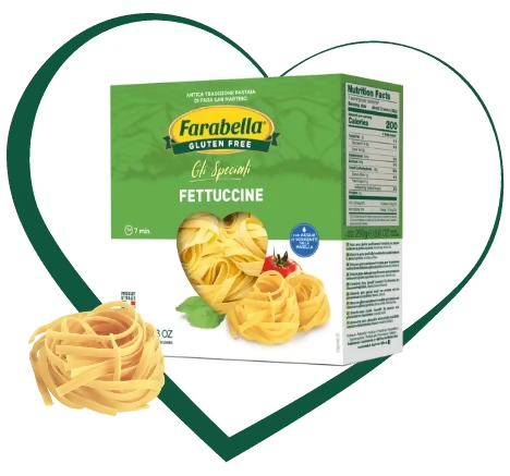 Fettuccine Farabella 250g Senza Glutine con farina di Mais e farina di Riso