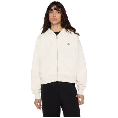 Dickies felpa ecru con cappuccio OAKPORT ZIPPED DK0A4Y1ZECR