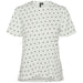 Vero Moda t-shirt bianca a pois art. Kaia 10322565 T-shirt Vero Moda