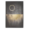 Quadro Bold 82 x 122 con stampa su tela con applicazioni fogli dorati