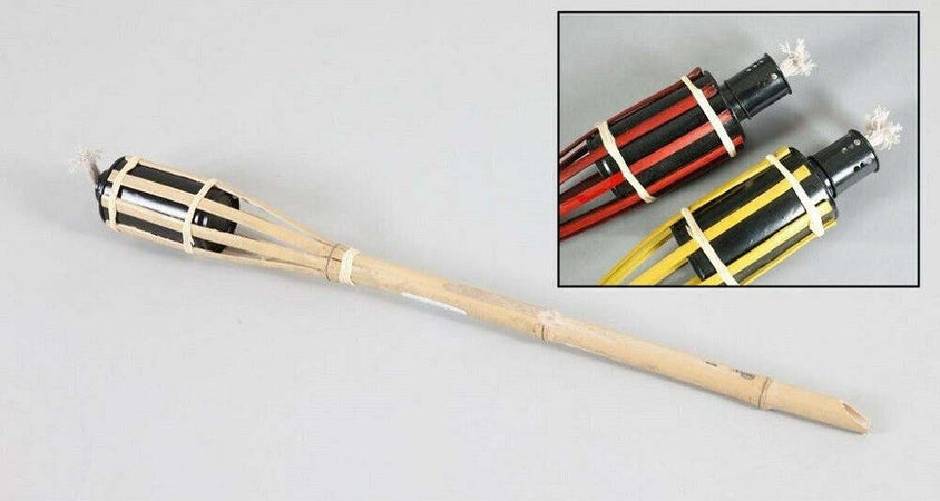 Fiaccola Bamb? Bamboo 90cm Esterno Giardino Luce Torcia Stoppino Bt-a90 Ro000442 Articoli da Giardino > Arredo giardino > Prodotti Da Esterno Trade Shop italia - Napoli, Commerciovirtuoso.it