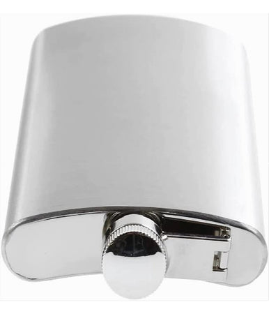 Fiaschetta Bottiglietta In Acciaio Inox Da 177 Ml 6 Once Tascabile Ergonomico