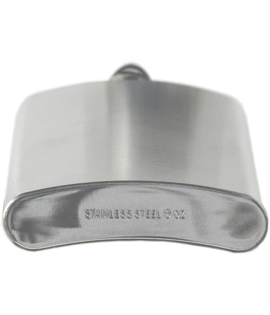 Fiaschetta Bottiglietta In Acciaio Inox Da 177 Ml 6 Once Tascabile Ergonomico